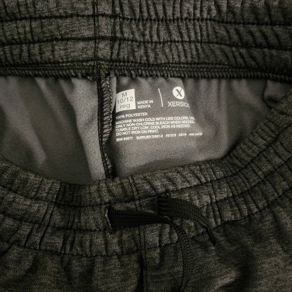 Xersion Quick Dry Joggers | Boys 10/12 | Black & Gray - Picture 4 of 6